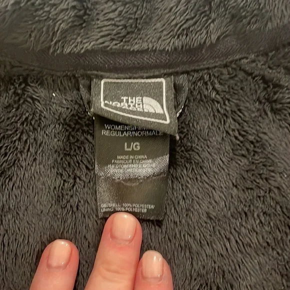The North Face black fleece zip up jacket - Picture 2 of 5